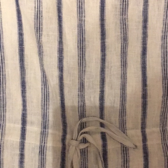 Anthropologie Drew Blue and White Striped Maxi Dress - Picture 3 of 7